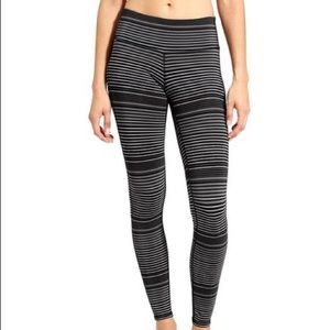Athleta striped leggings